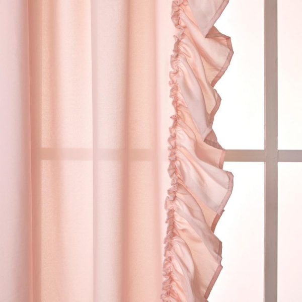SKL Home By Saturday Knight Ltd Sarah Window Curtain Panel Pair - 2-Pack - Blush - 图片 5