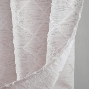 RT Designers Collection Connor Jacquard Premium & Stylish Grommet Panel 54 x 84 Beige