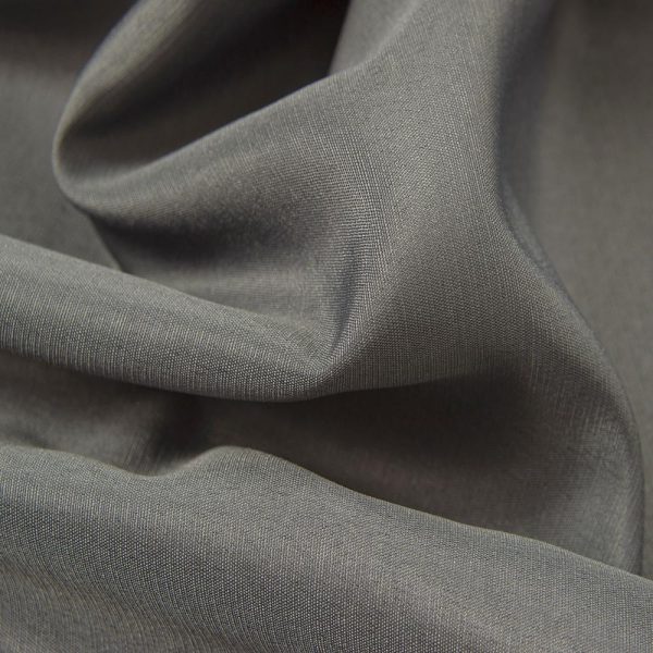 Olivia Gray Gilbert Solid Single Grommet Curtain Panel Pair - 54x84. Charcoal - 图片 3
