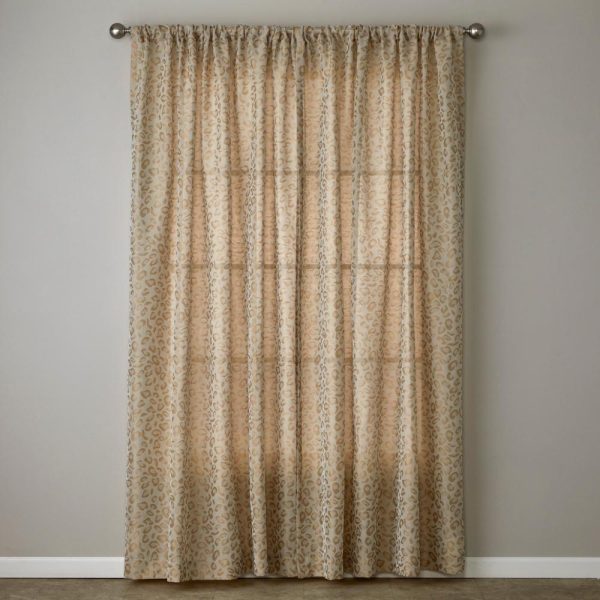 SKL Home By Saturday Knight Ltd Cheetah Spot Window Curtain Panel - Toast - 图片 4