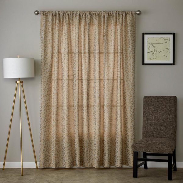 SKL Home By Saturday Knight Ltd Cheetah Spot Window Curtain Panel - Toast - 图片 5
